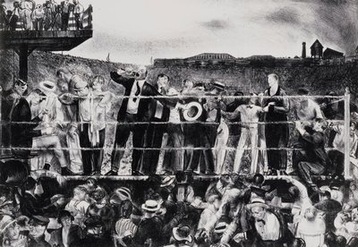 Introducing Georges Carpentier, 1921 by George Wesley Bellows