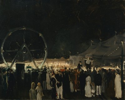 Outside the Big Tent by George Wesley Bellows