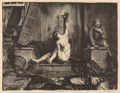 The Cigarette by George Wesley Bellows