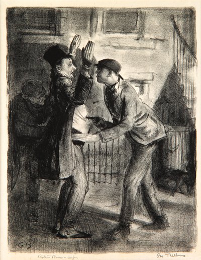 The Hold-Up by George Wesley Bellows