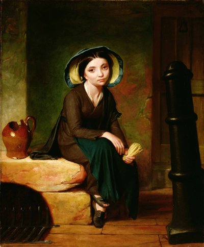 The Match Girl, 1834 by George Whiting Flagg