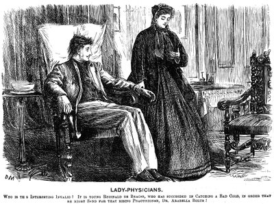 Lady Physicians, 1865 by George du Maurier