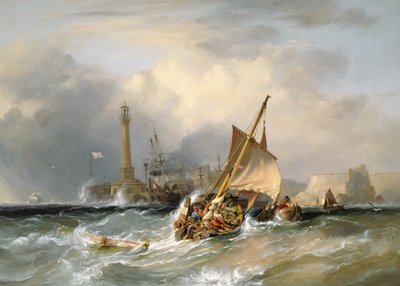 Lugger Entering Margate by George the Elder Chambers