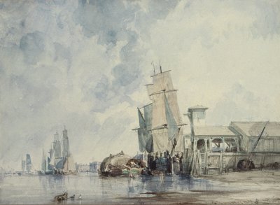 On the Thames by George the Elder Chambers