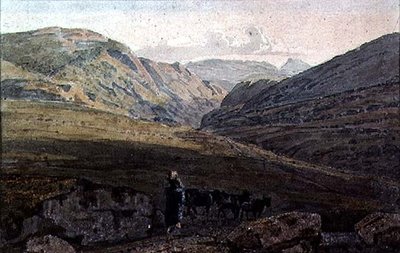 Mountainous Landscape - Evening by George the Younger Barret