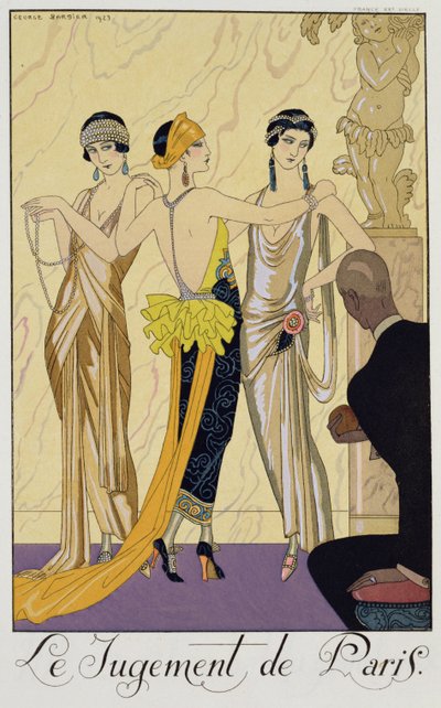 The Judgement of Paris by Georges (after) Barbier