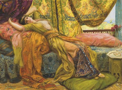 Reclining Beauty by Georges Antoine Rochegrosse