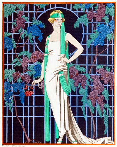 Roses in the Night by Georges Barbier
