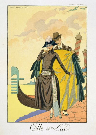 She and He by Georges Barbier