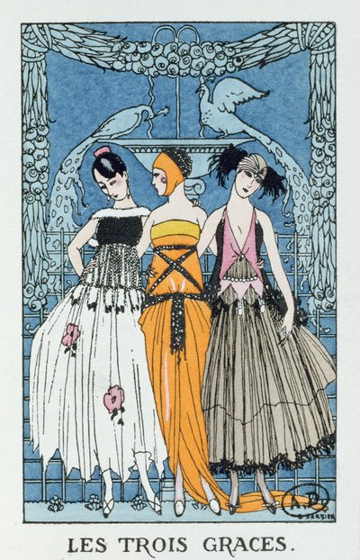 The Three Graces by Georges Barbier