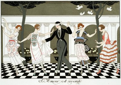 Love is blind by Georges Barbier