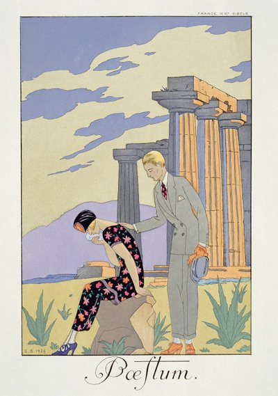 Paestum by Georges Barbier