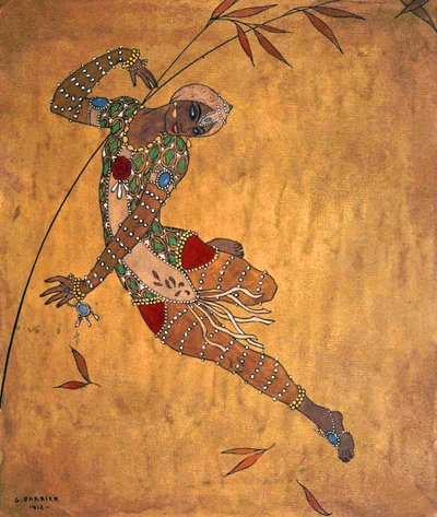 Vaslav Nijinsky (1889-1950) by Georges Barbier
