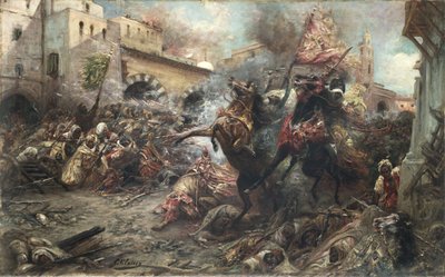 Arabs in Battle by Georges Clairin