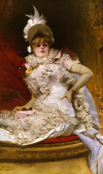At the Opera by Georges Clairin