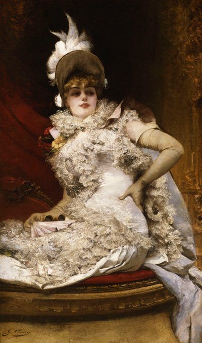 The Loge by Georges Clairin