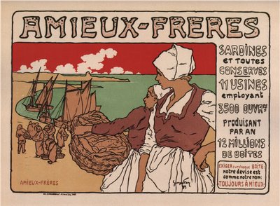 Amieux Freres Poster, 1899 by Georges Fay