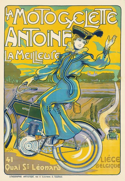 La Motocyclette Antoine by Georges Gaudy