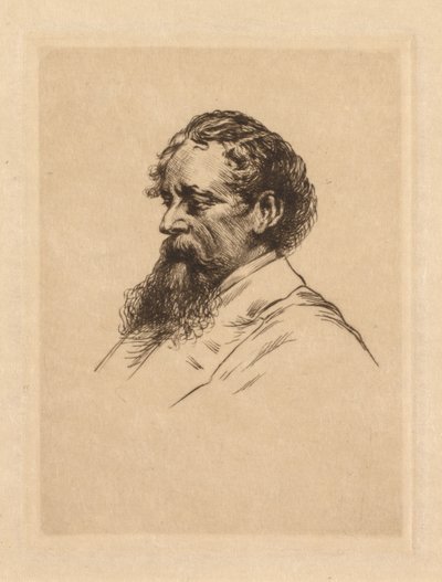 Portrait of Charles Dickens by Georges Gorvel
