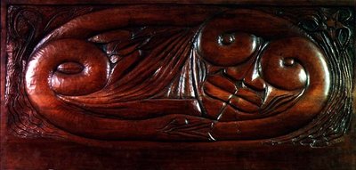 Existence, Wooden Bed Panel, c.1894 by Georges Lacombe