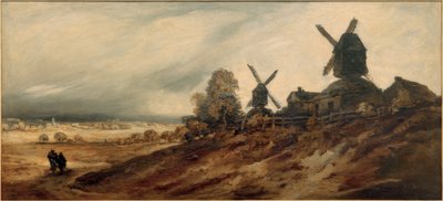 Mills in Montmartre by Georges Michel