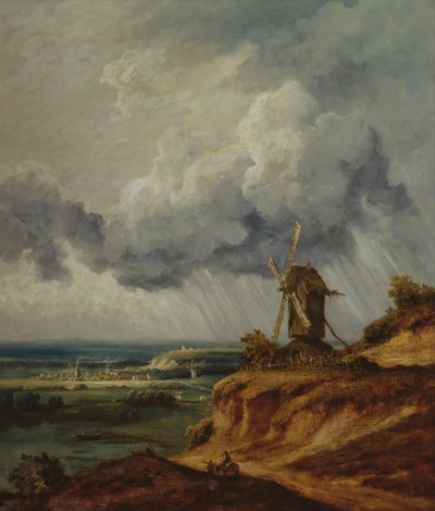 The Windmill of Argenteuil by Georges Michel