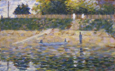 Boat by the Riverbank by Georges Pierre Seurat