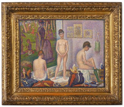 The Models, Ensemble (Small version) by Georges Pierre Seurat
