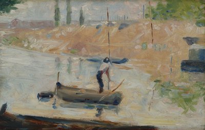 Man in a Boat by Georges Pierre Seurat