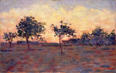 Sunset by Georges Pierre Seurat