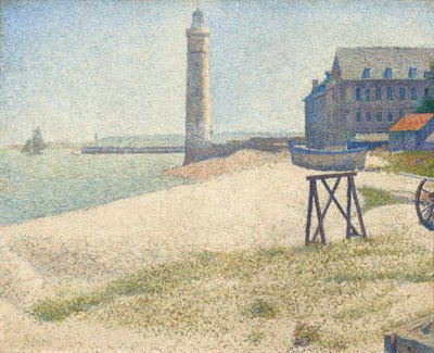 The Lighthouse at Honfleur by Georges Pierre Seurat