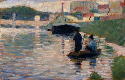 View of the Seine, 1882-83 by Georges Pierre Seurat