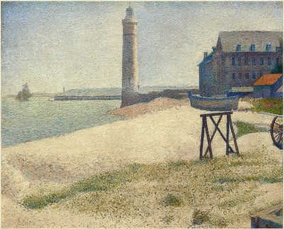 The Lighthouse in Honfleur by Georges Seurat