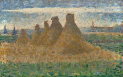 Haystacks by Georges Seurat