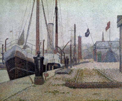 The Maria, Honfleur by Georges Seurat