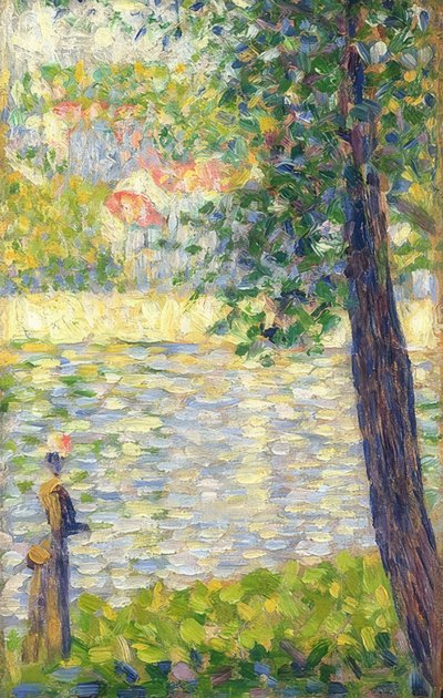 Morning Walk. 1885 by Georges Seurat