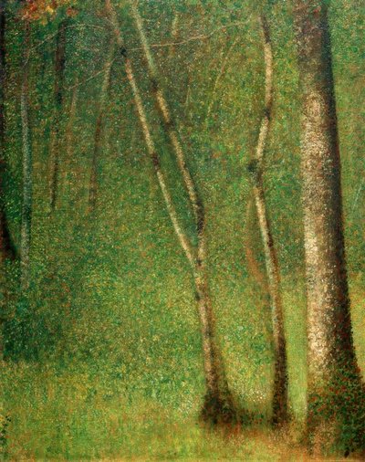 Forest in Pontaubert by Georges Seurat