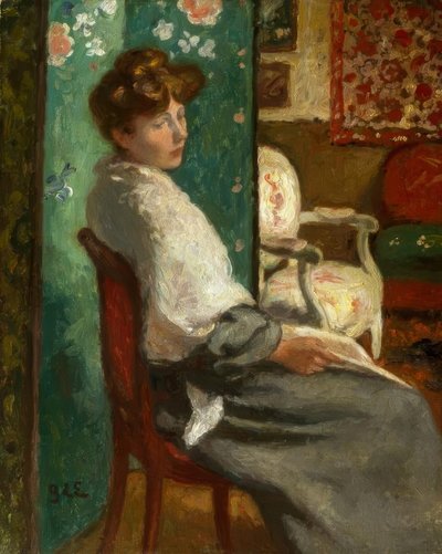 Seated Woman by Georges d Espagnat