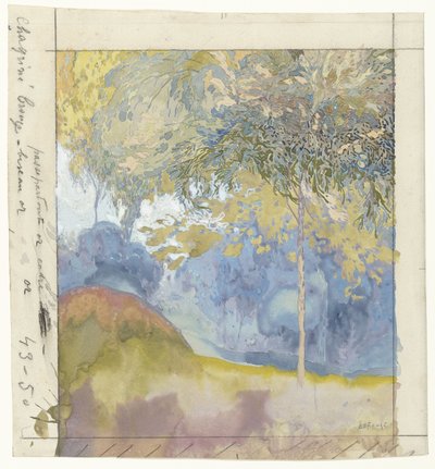 Wooded Landscape by Georges de Feure