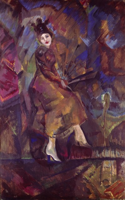 Portrait of Panna Paskevich by Georgy Bogdanovich Yakulov