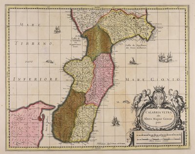 Calabria Ultra, Once Part of Magna Graecia by Gerard Valck