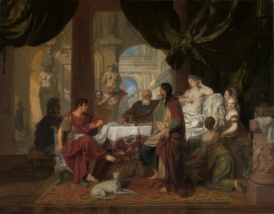 The Banquet of Cleopatra. Around 1675-80 by Gerard de Lairesse