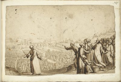 Christ Feeding the Multitude by Gerard ter Borch (I)