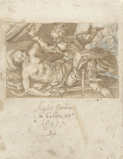 Rape of Lucretia by Gerard ter Borch (I)