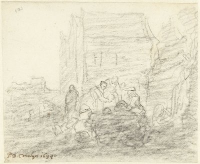 Vegetable Market at Night by Gerard ter Borch (II)
