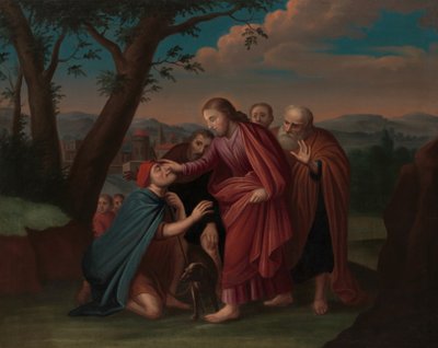 Christ Healing the Blindman by Gerardus Duyckinck