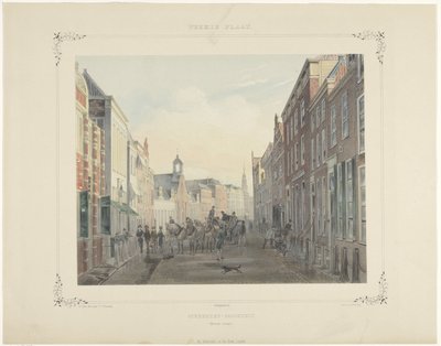 Student Society on Breedestraat in Leiden by Gerardus Johannes Bos