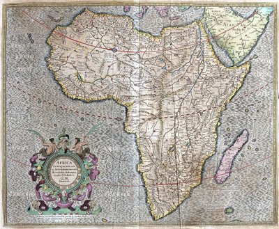 Africa by Gerardus Mercator