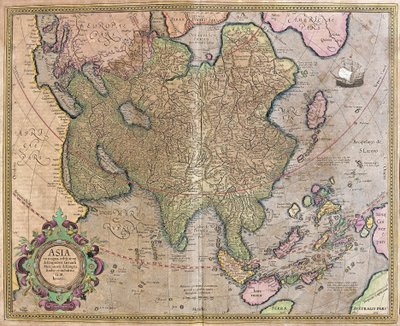 Asia by Gerardus Mercator