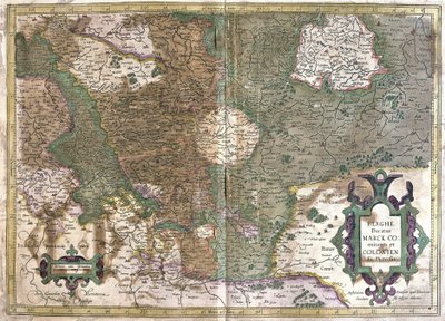 Cologne, Waldeck (Hesse), Germany (engraving) by Gerardus Mercator